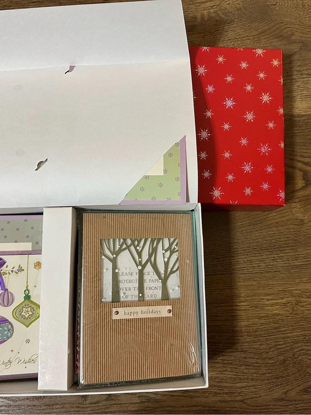20 Individually Wrapped Burgoyne Hand Crafted 3D Christmas Cards w/ Envelopes